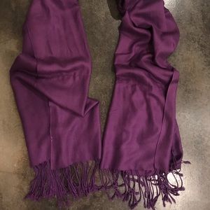 Silky Soft Purple Scarf